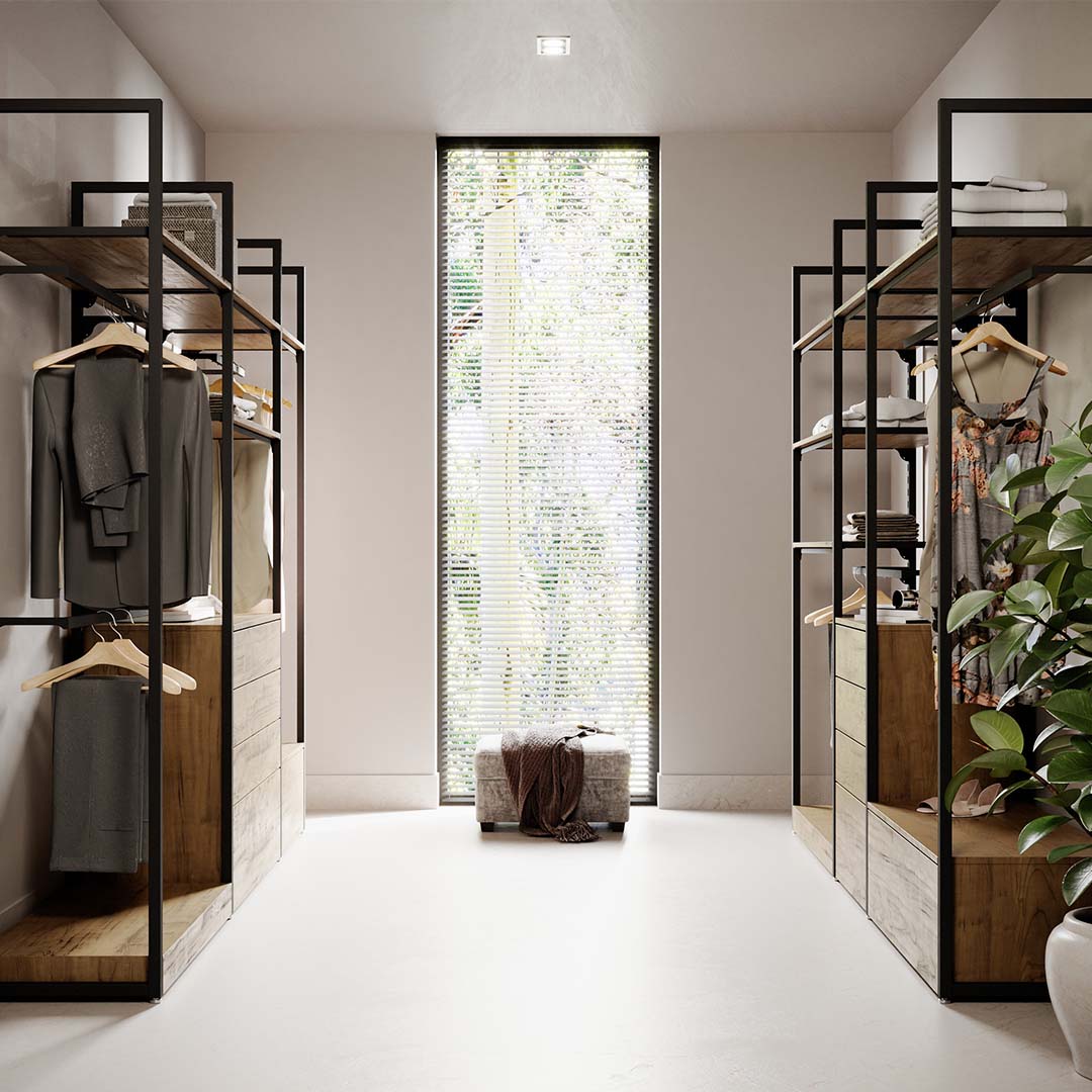 Addison Open Wardrobe | Style 1 | Teak Wood